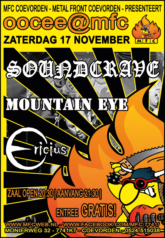 Oocee@MFCposter_SoundCrave_Mountain-Eye_Ericius_17-11-2018